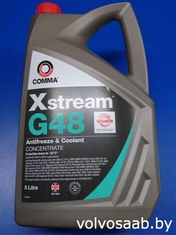 Антифриз-концентрат зеленого цвета Xstream G48 Antifreeze & Coolant Concentrate, 5л