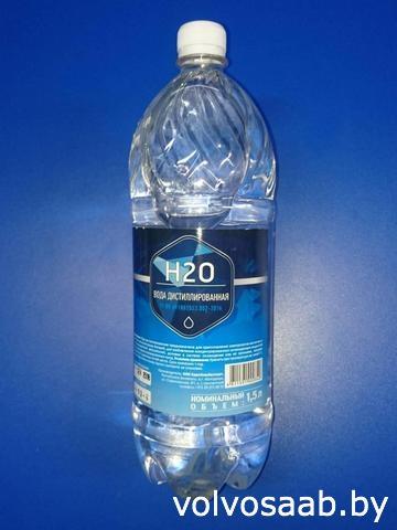 H2O1,5L Вода дистилированная EUROCAR