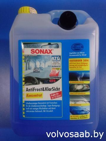 332505 Зимняя стеклоомывающая жидкость AntiFrost&KlarSicht Konzentrat (5л)  Sonax